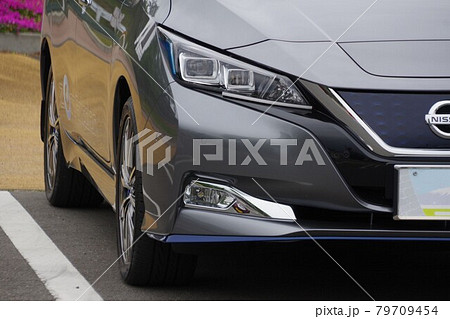 自動車イメージ 日産リーフのフロントマスク 自動車イメージ 日産リーフのフロントマスク 79709454