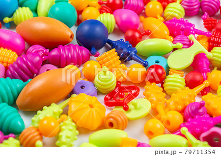 Beads for children's creativity, you can make bracelets, necklaces and rings Beads for children's creativity, you can make bracelets, necklaces and rings 79711354
