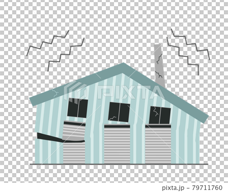 Earthquake: Damaged factory 79711760