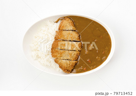 カツカレーライス 79713452