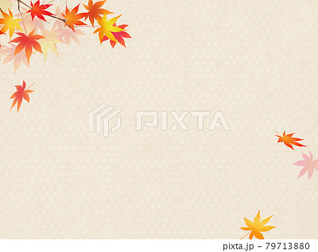 紅葉の背景素材 79713880