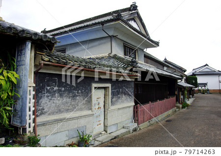 日本の道百選、脇町の古い町並み 79714263