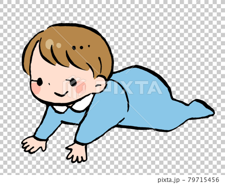 baby, infant, crawl - Stock Illustration [79715456] - PIXTA