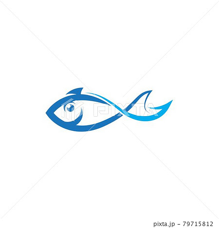 Fish logo template. Creative vector symbol 79715812