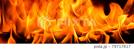 Red blaze Fire flame on a black background Red blaze Fire flame on a black background 79717617