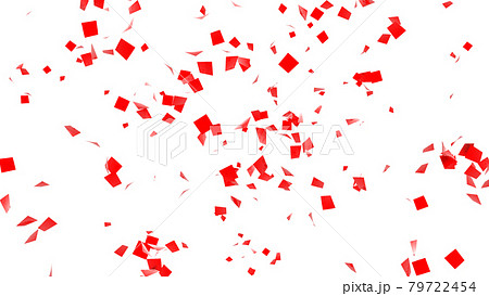 紙吹雪 クラッカー Party Popper 赤 透過背景 別verあり のイラスト素材