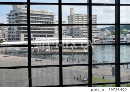 しものせき水族館内からの風景 唐戸桟橋・下関グランドホテル しものせき水族館内からの風景 唐戸桟橋・下関グランドホテル 79723490