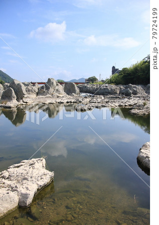 兵庫県加東市上滝野の闘竜灘 79724199