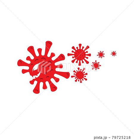 Virus vector illustration icon template design 79725218