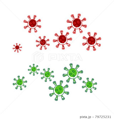 Virus vector illustration icon template design 79725231
