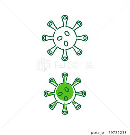 Virus vector illustration icon template design 79725233