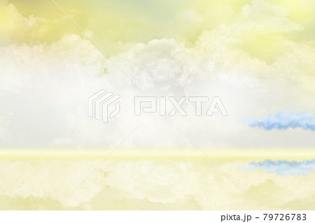 空に浮かぶ雲と水に映る雲 空に浮かぶ雲と水に映る雲 79726783