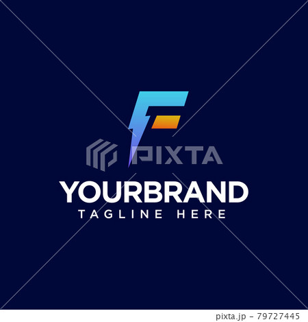 F letter with thunder symbol. logo type. Alphabet is suitable for fast, power, electricity, identity, etc F letter with thunder symbol. logo type. Alphabet is suitable for fast, power, electricity, identity, etc 79727445