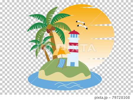 Tropical beach sea background 79728108
