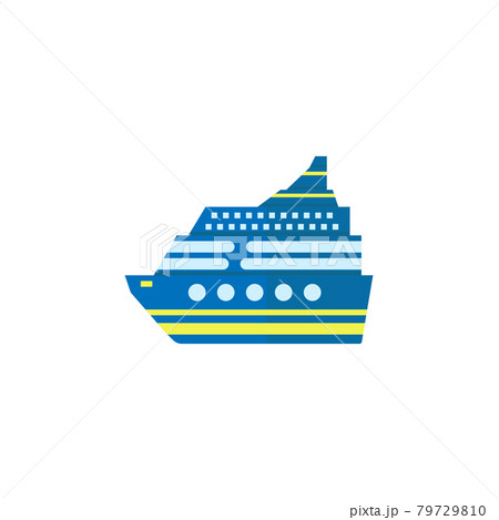 Cruise flat icon, travel tourism Cruise flat icon, travel tourism 79729810