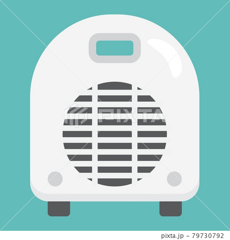 Electric fan heater flat icon, household appliance Electric fan heater flat icon, household appliance 79730792