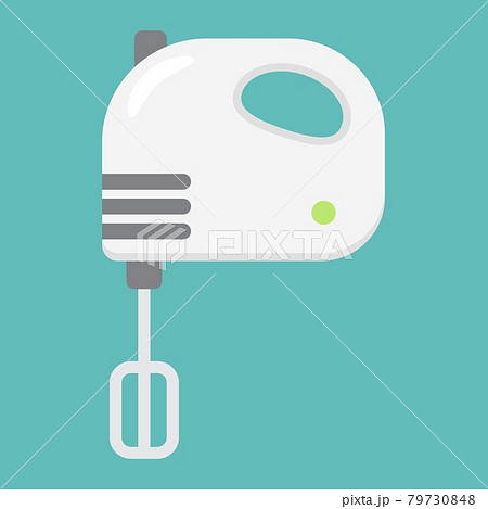 Hand mixer flat line icon, household and appliance 79730848