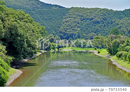 小川町散歩：小川盆地を流れる槻川 79733540