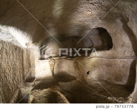 Palazzolo Acreide Latomie Stone Quarries old roman Tombs 79733776
