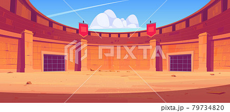 Ancient roman arena for gladiators fight Ancient roman arena for gladiators fight 79734820