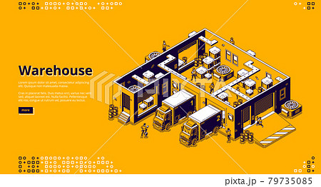 Warehouse, storage logistic infrastructure Warehouse, storage logistic infrastructure 79735085