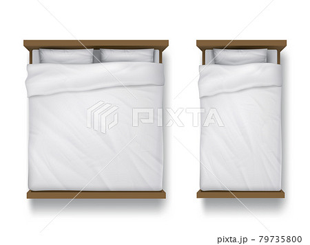 Single and double beds with white sheet linen Single and double beds with white sheet linen 79735800