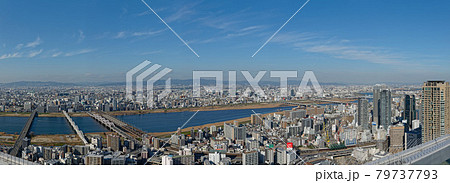 2020年2月4日 梅田スカイビルから大阪北部大パノラマ 79737793