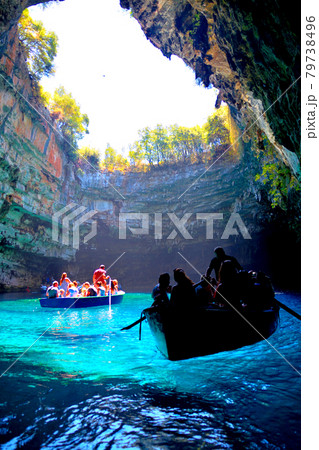 ケファロニア島 メリッサーニ洞窟1 ケファロニア島 メリッサーニ洞窟1 79738496