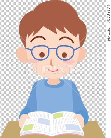 看各種書的人_有底色 79738879