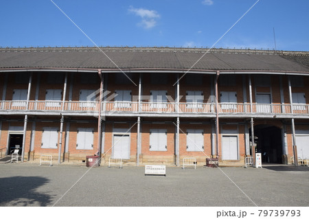 群馬県 富岡市 富岡製糸場 世界遺産の写真素材