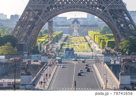 Eiffel Tower and Sunny Morning Eiffel Tower and Sunny Morning 79741656