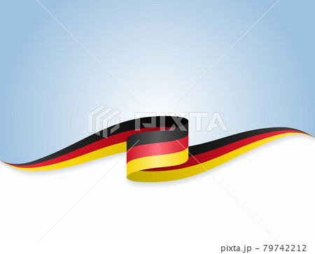German flag wavy abstract background. Vector illustration. German flag wavy abstract background. Vector illustration. 79742212