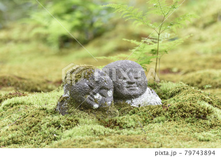 わらべ地蔵　三千院 79743894