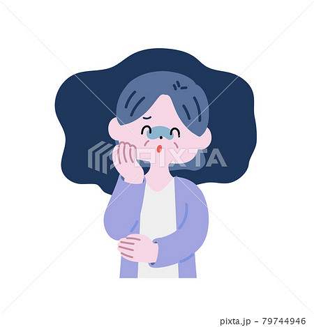 意地悪そうなシニア女性のイラスト素材 意地悪そうなシニア女性のイラスト素材