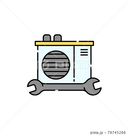 Ventilation installation color line icon. Pictogram for web page, mobile app Ventilation installation color line icon. Pictogram for web page, mobile app 79745266