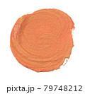 Gouache hand drawn round banner 79748212
