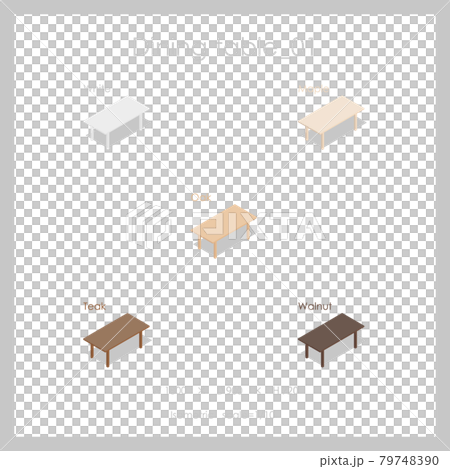 餐桌 5 種家具圖標 79748390