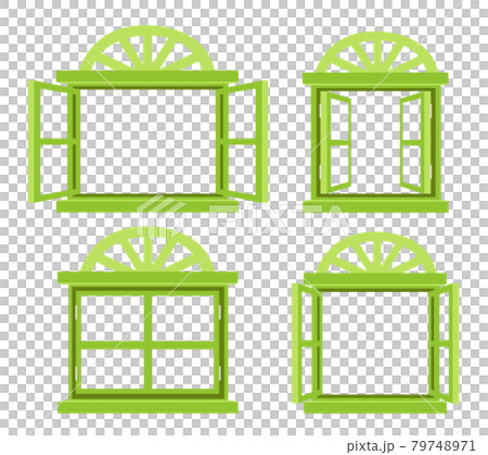 窗框套裝（黃綠色） 79748971