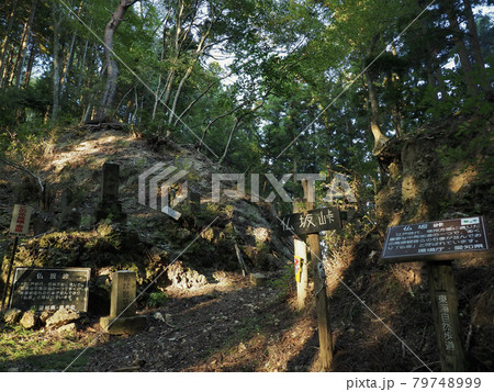 愛知県 鞍掛山 仏坂峠 の写真素材