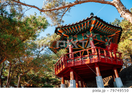 Hoeryongpo observatory Hoeryongdae traditional pavilion in Yecheon, Korea 79749550