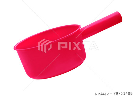 Red plastic bowl for water isolated on white background Red plastic bowl for water isolated on white background 79751489