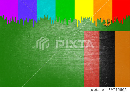 Paint (rainbow flag) is dripping over the national flag of Zambia Paint (rainbow flag) is dripping over the national flag of Zambia 79756665