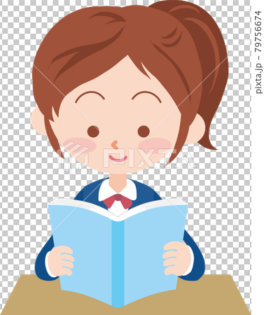 讀一本書的女孩 79756674