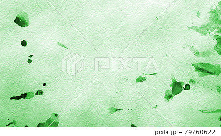 Abstract green watercolor on paper texture as background Abstract green watercolor on paper texture as background 79760622