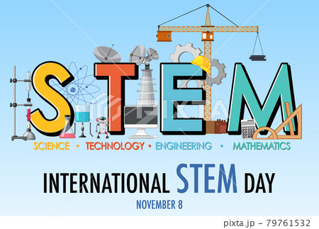 International STEM Day on November 8th logo banner 79761532