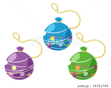 水風船セット 夏の風物詩 アイコン イラスト素材 のイラスト素材