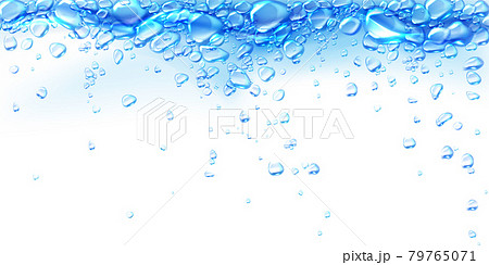 Boiling water abstract background with air bubbles 79765071