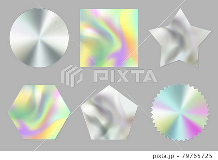 Holographic stickers, hologram labels or emblems Holographic stickers, hologram labels or emblems 79765725