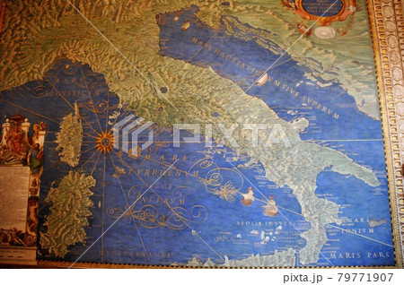 バチカン市国、バチカン博物館、地図のギャラリー、イタリアの図 バチカン市国、バチカン博物館、地図のギャラリー、イタリアの図 79771907