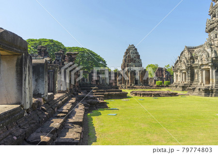 Prasat Hin Phimai historical Park in Nakorn Ratchasima north eastern of Thailand Prasat Hin Phimai historical Park in Nakorn Ratchasima north eastern of Thailand 79774803